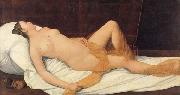 LICINIO, Bernardino Reclining Female Nude oil on canvas